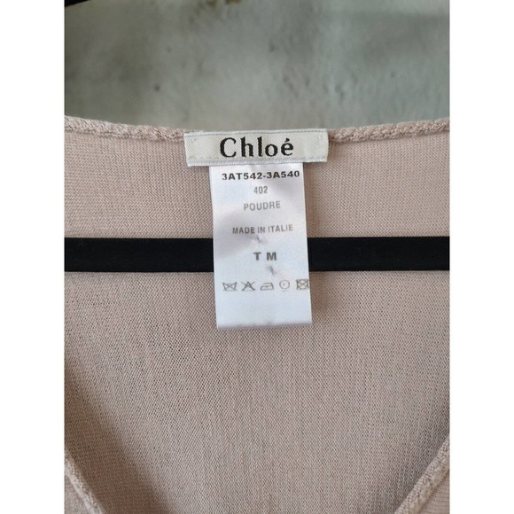 Chloe V-Neck Sweater in powder pink - Picture 4 of 15